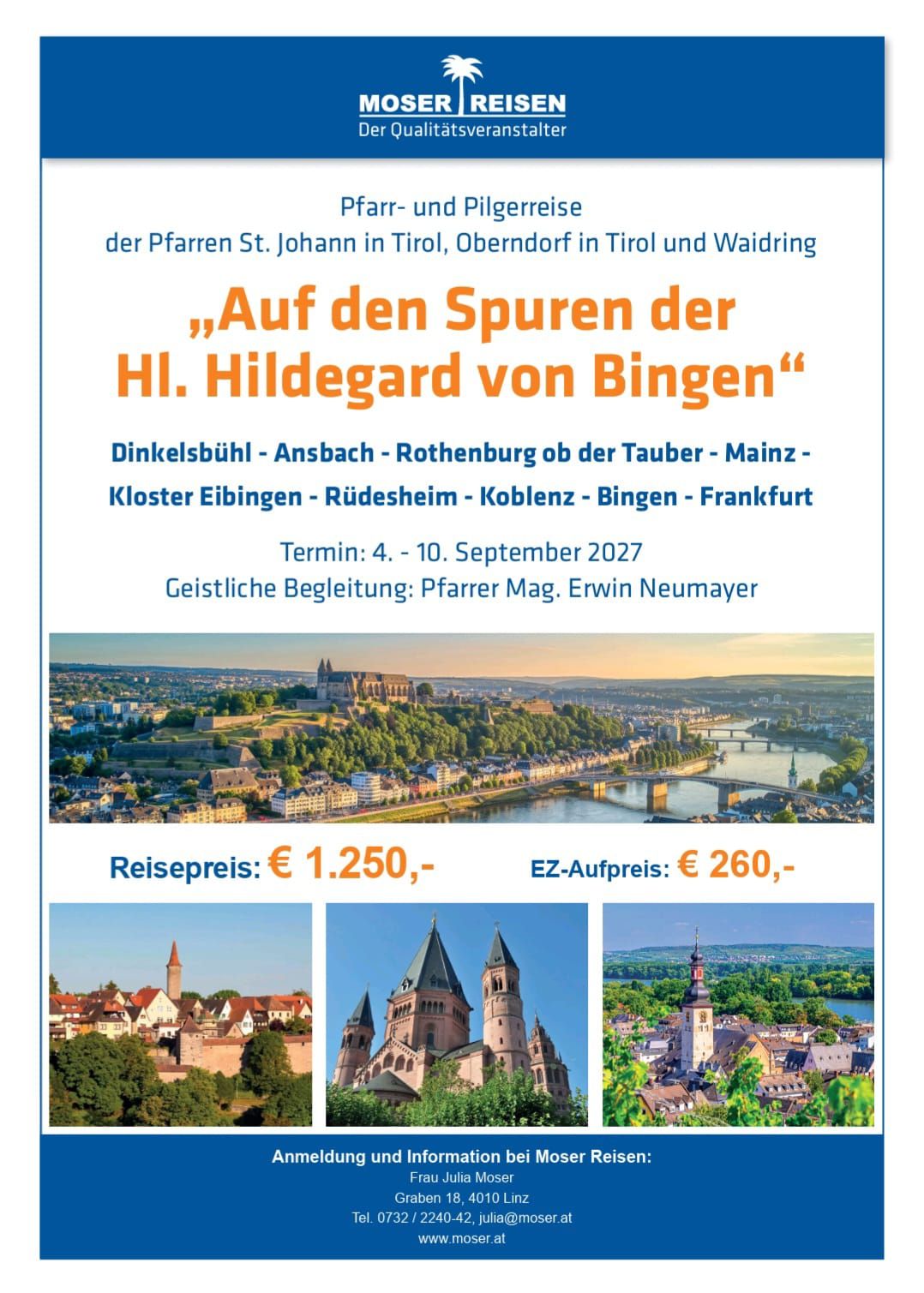 auf den Spuren der Hl. Hildegard von Bingen