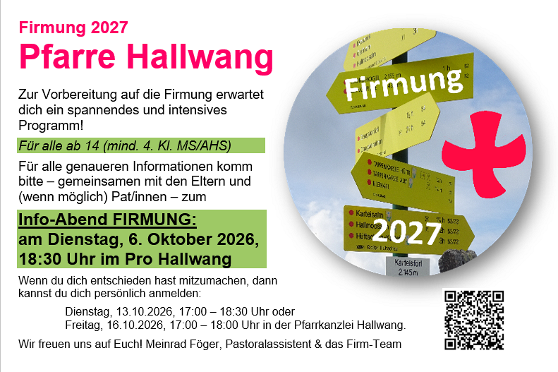 Firmvorbereitung / Pfarre Hallwang