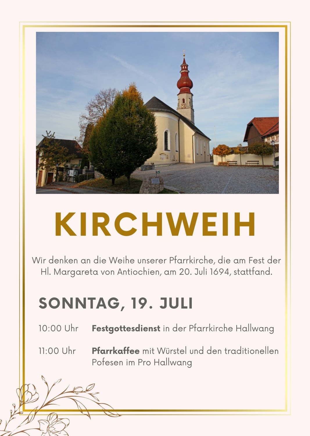 Kirchweih / Pfarre Hallwang