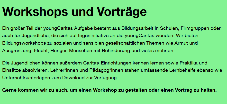 youngCaritas