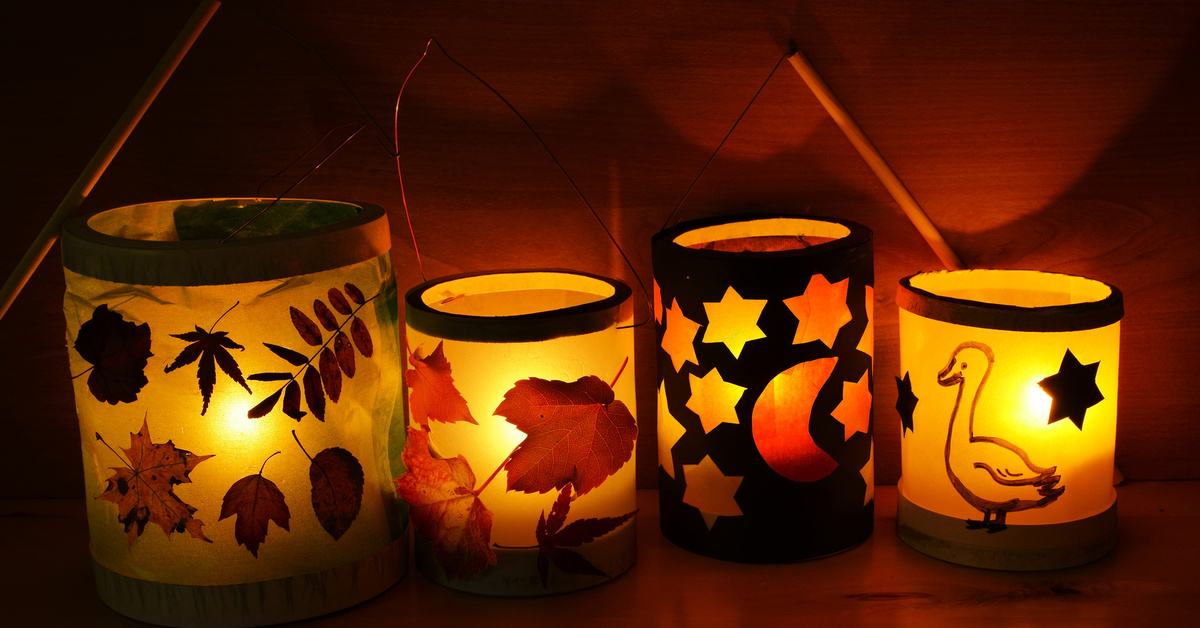 St. Martin, Sankt Martin, Martinsfest, Laternen, Martinsumzug, Copy space